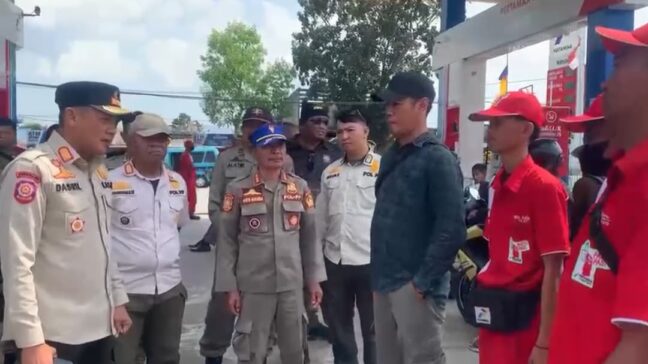SPBU THR Disidak Satpol PP Usai Warga Kendari Protes QR Code BBM Dipakai Orang Lain