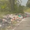 Sepanjang Jalan Wolasi Konsel Dipenuhi Tumpukan Sampah, Warga: Luar Biasa