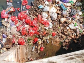 Warga Keluhkan Dugaan Pembuangan Limbah Potongan Sapi di Jembatan CBD Konut