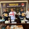 6 Bandar dan Pengedar Ditangkap Polda Sultra, Sabu-Sabu 2,3 Kilogram Disita