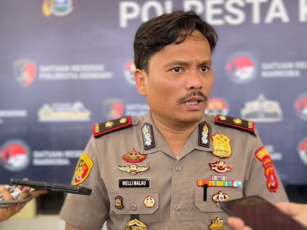 Kasat Reskrim Polresta Kendari, Kompol Welliwanto Malau.
